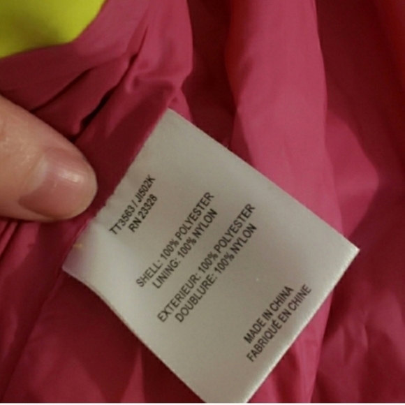 Trina Turk Anorak Hamptons Neon Yellow Jacket Size small - Picture 3 of 9